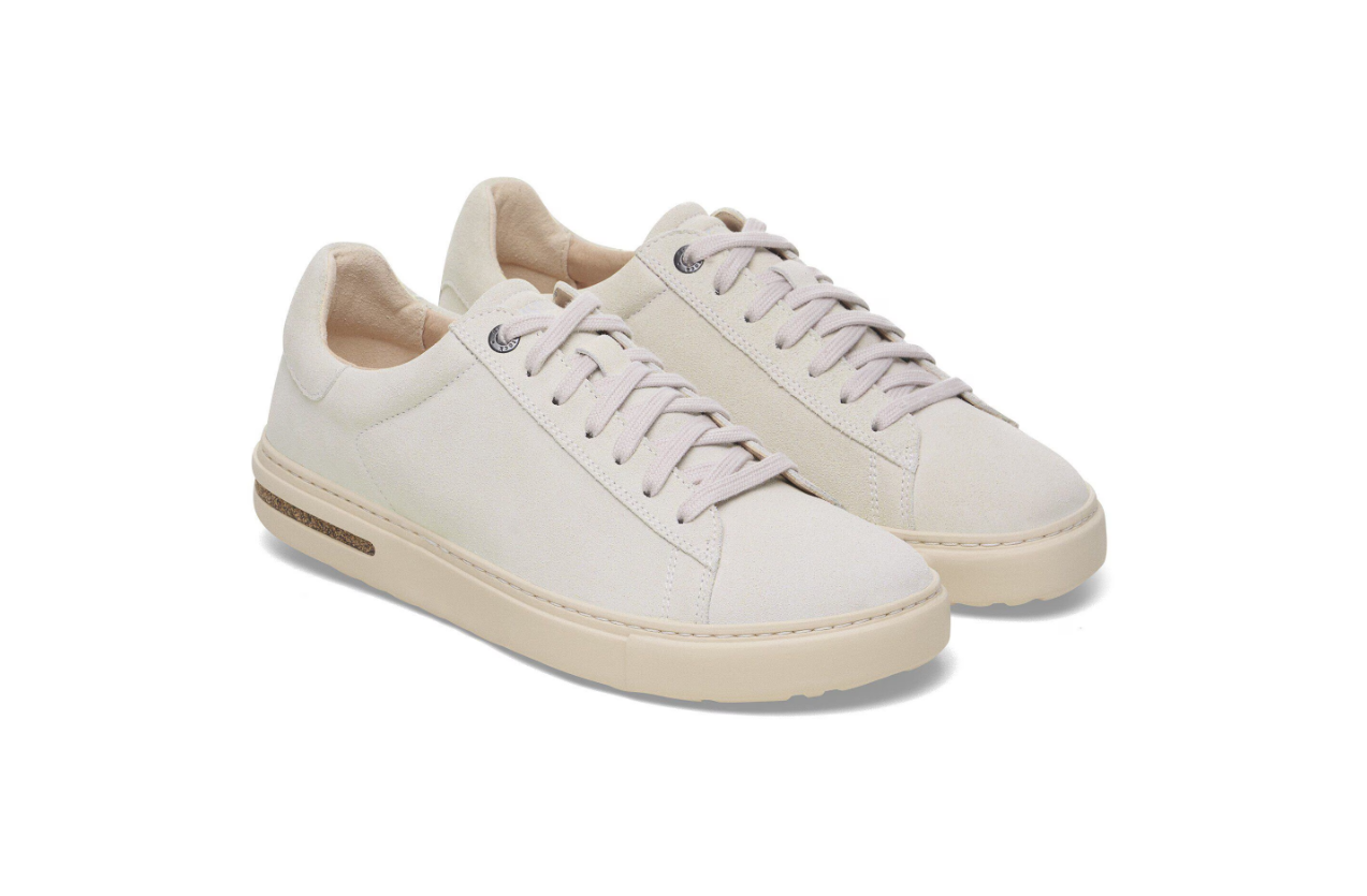 Birkenstock Bend Low Suede Leather Antique White