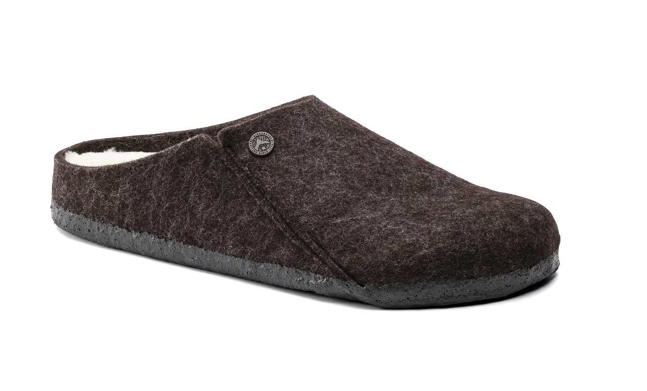 Birkenstock Zermatt Shearling Wool Felt Mocha