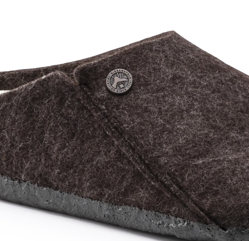 Birkenstock Zermatt Shearling Wool Felt Mocha