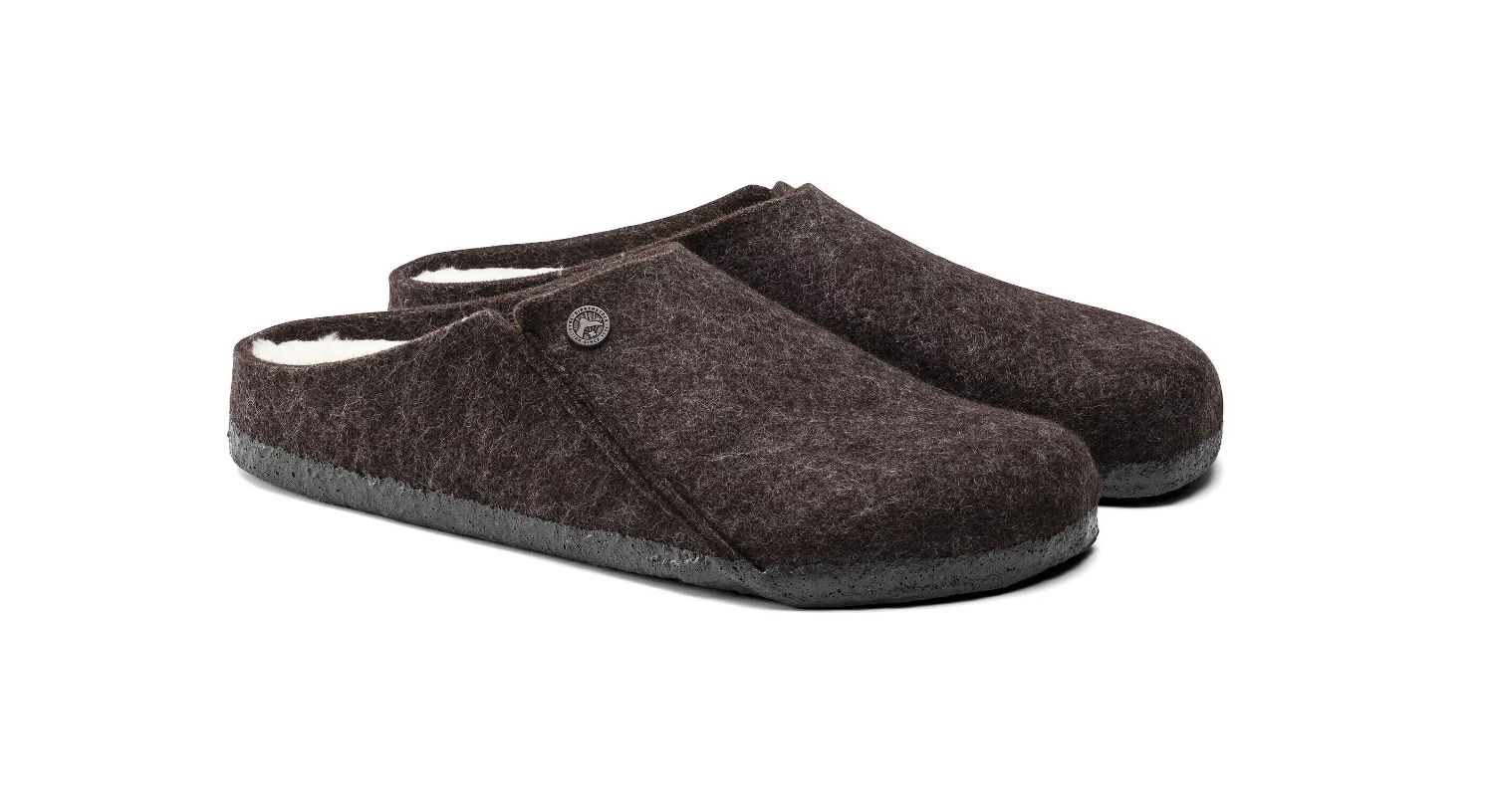 Birkenstock Zermatt Shearling Wool Felt Mocha
