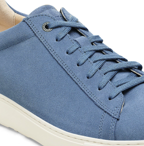 Birkenstock Bend Low Suede Leather - Blue, Narrow