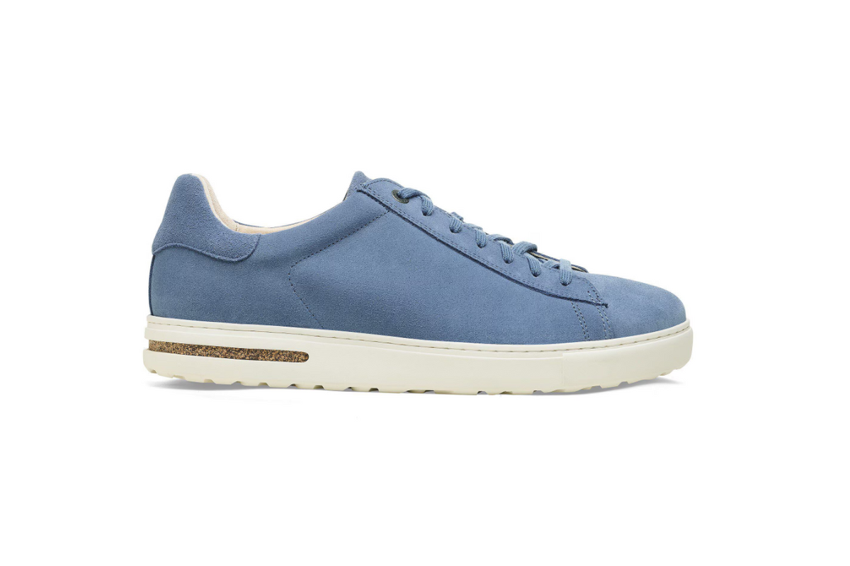 Birkenstock Bend Low Suede Leather - Blue, Narrow