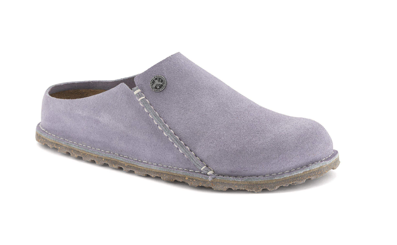 Birkenstock Zermatt Premium Suede Leather Purple Fog