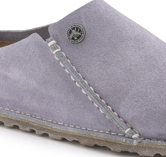 Birkenstock Zermatt Premium Suede Leather Purple Fog