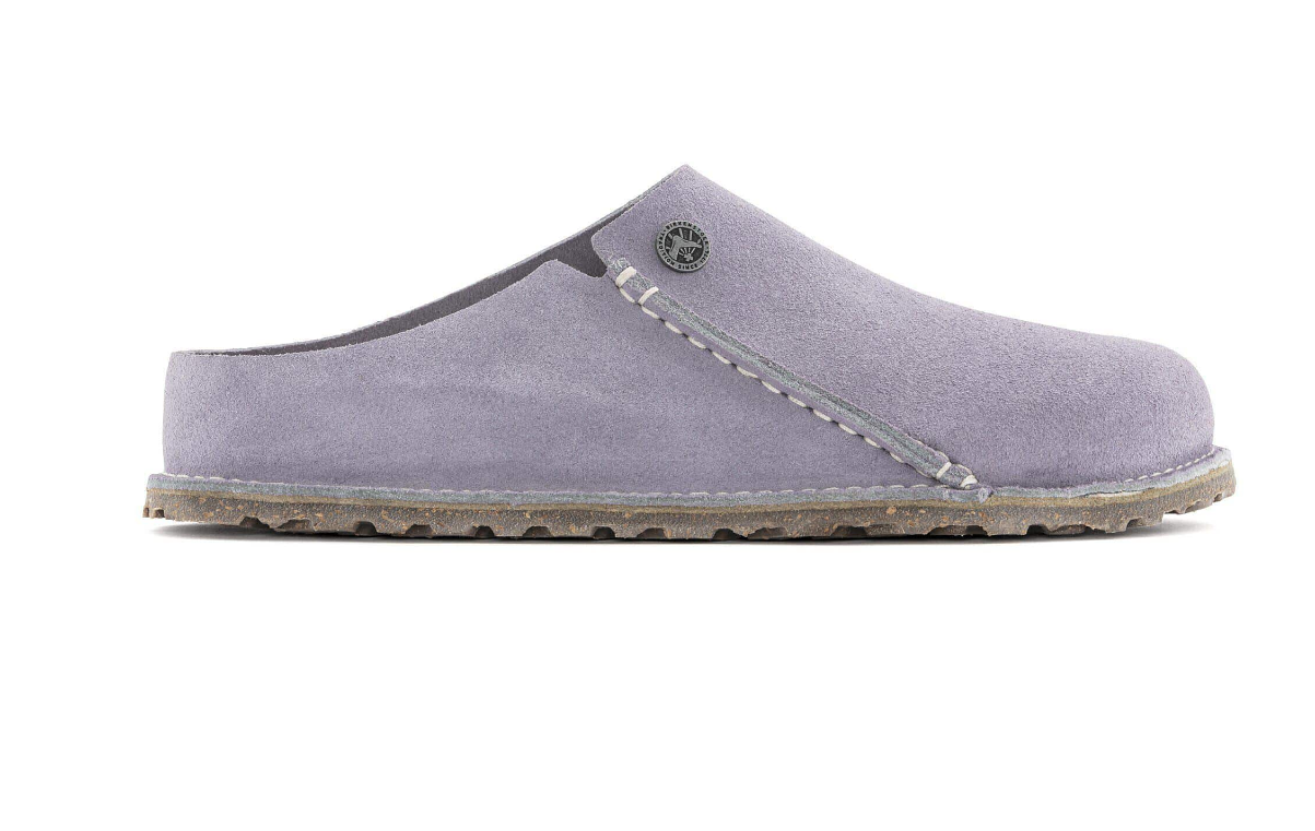 Birkenstock Zermatt Premium Suede Leather Purple Fog