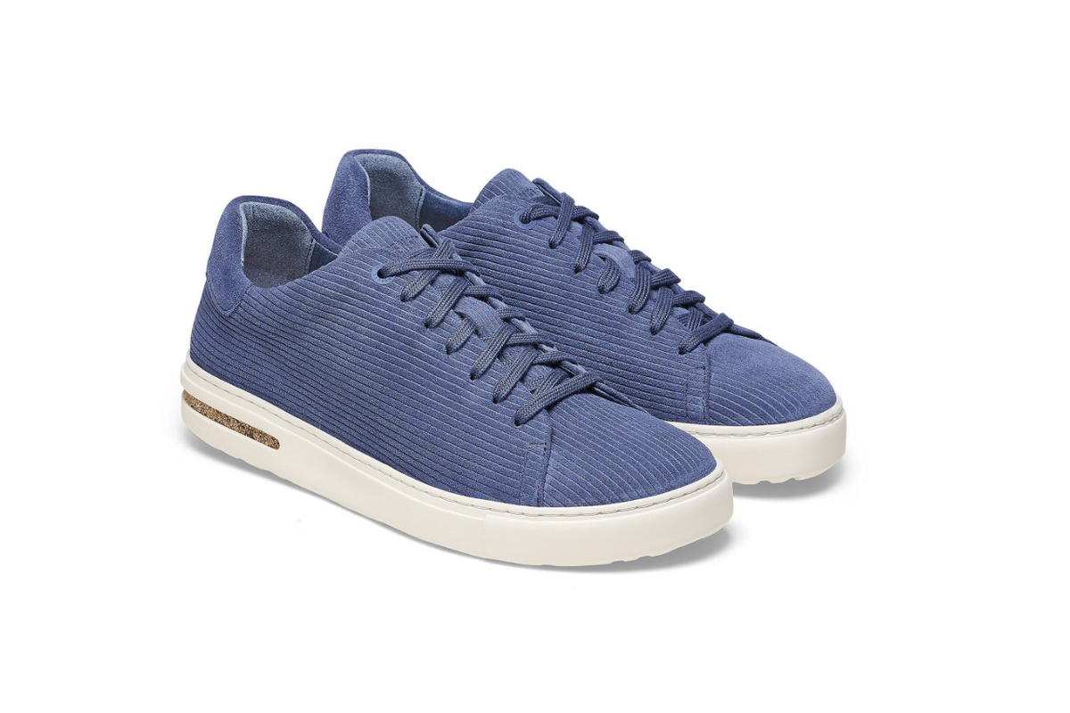Birkenstock Bend Low Suede Embossed Corduroy Indigo