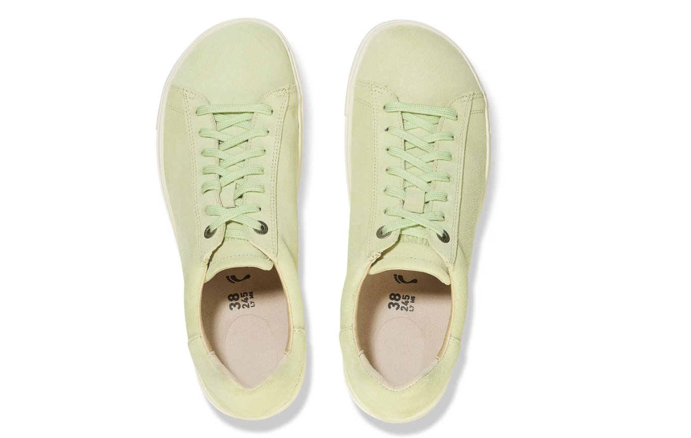 Birkenstock Bend Low Suede Leather Faded Lime
