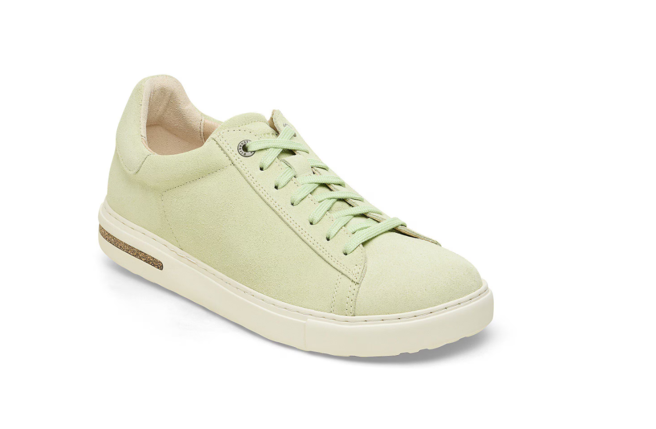 Birkenstock Bend Low Suede Leather Faded Lime