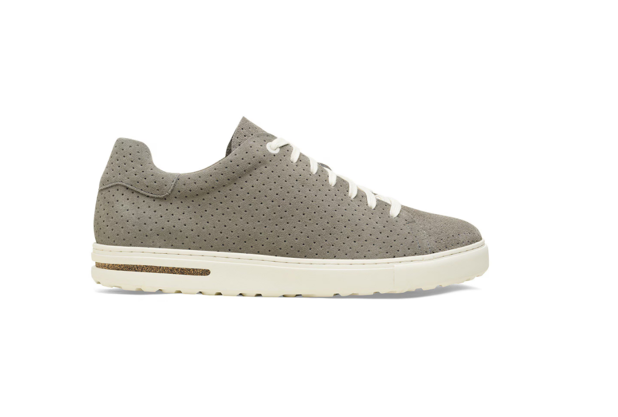 Birkenstock Bend Low Suede Leather Embossed Dotted Stone Coin