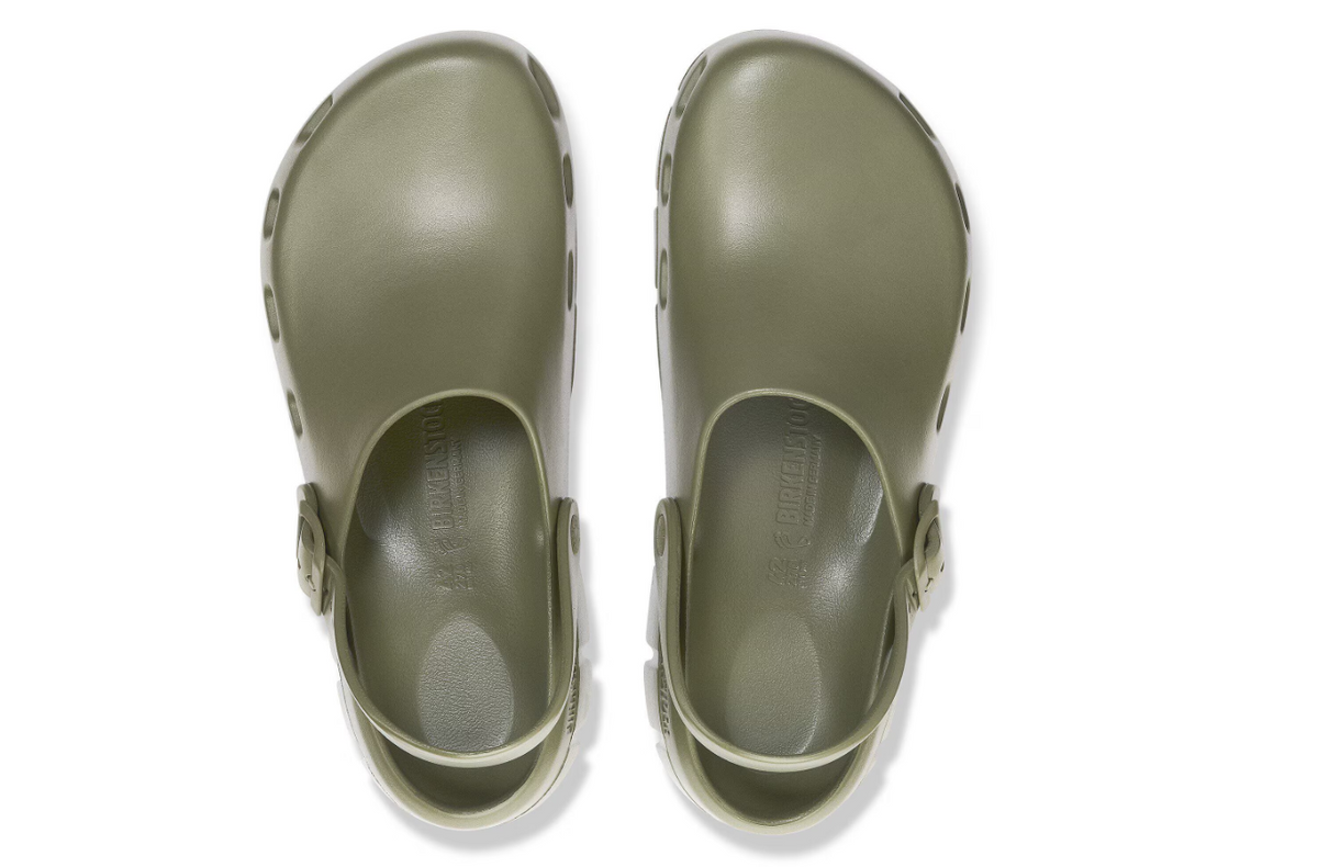Birkenstock Birki Flow EVA Khaki Clog - Khaki, Regular