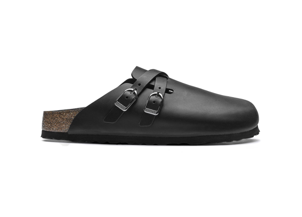 Birkenstock Blair Natural Leather Oiled Black