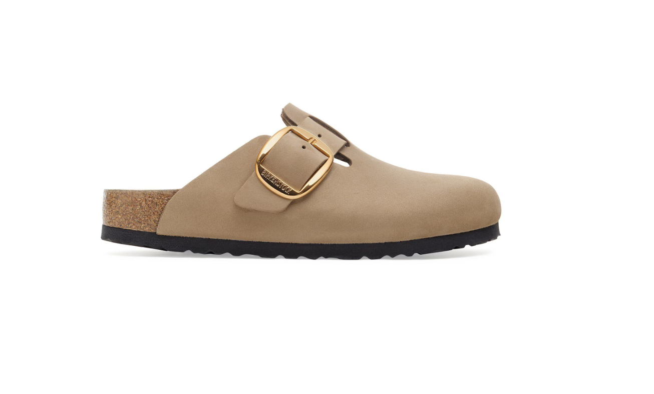 Birkenstock Boston Big Buckle Oiled Leather Tabacco Brown