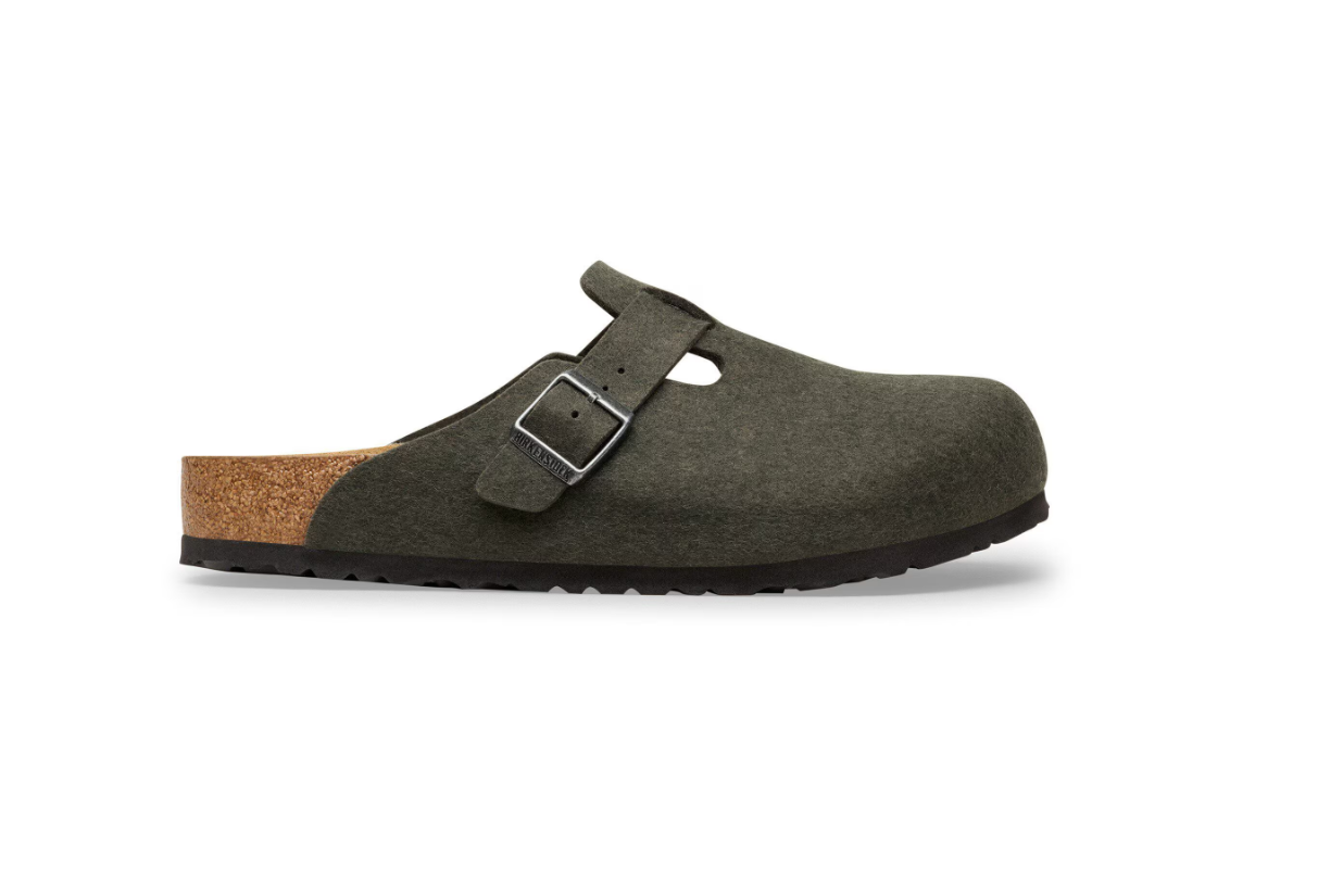 Birkenstock Boston Wool Felt Clog Thyme