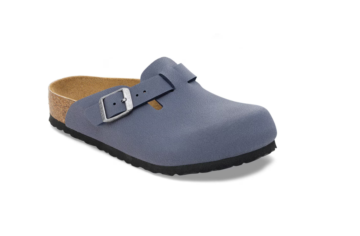 Birkenstock Boston Kids Birko-Flor Nubuck Navy