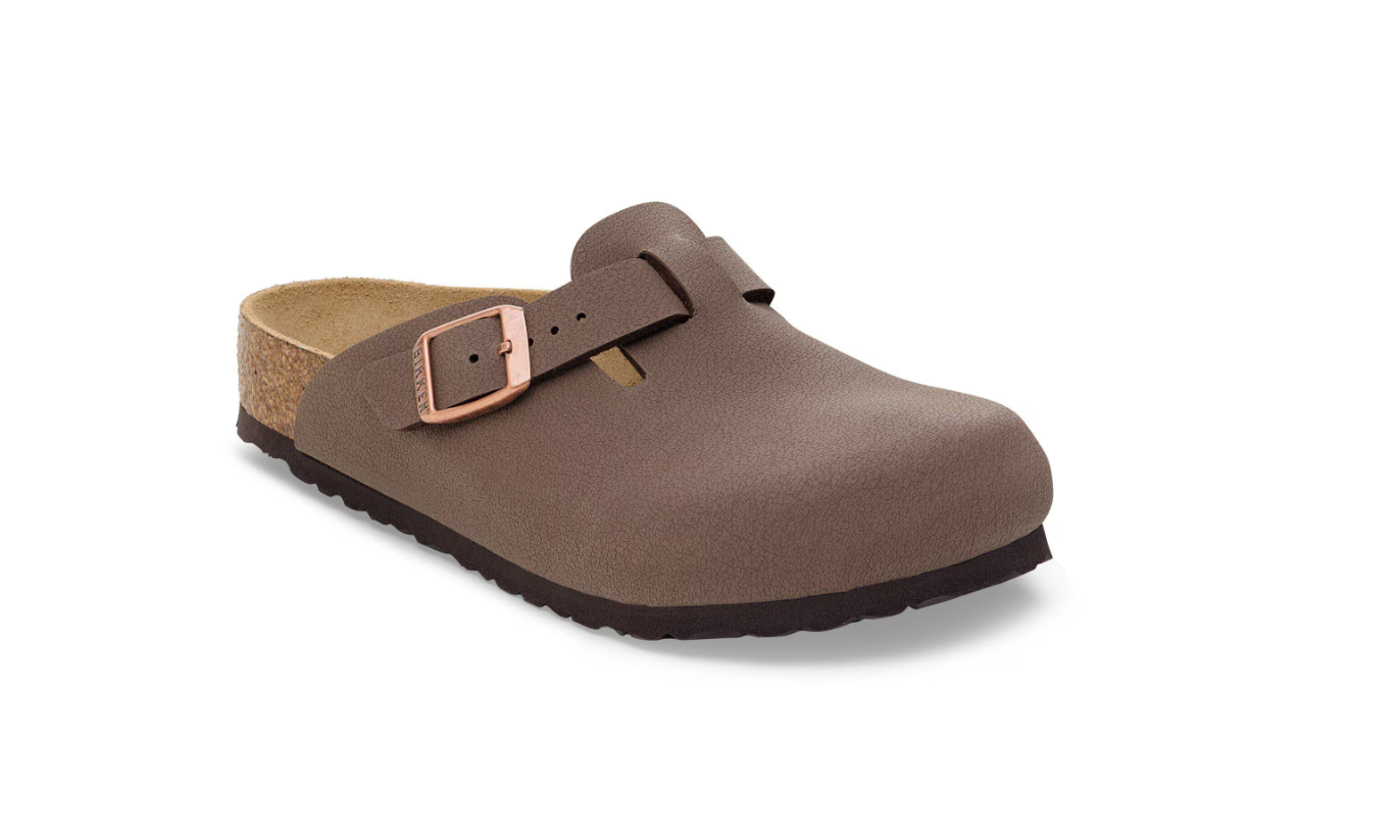 Birkenstock Boston Kids Birko-Flor Nubuck Mocha
