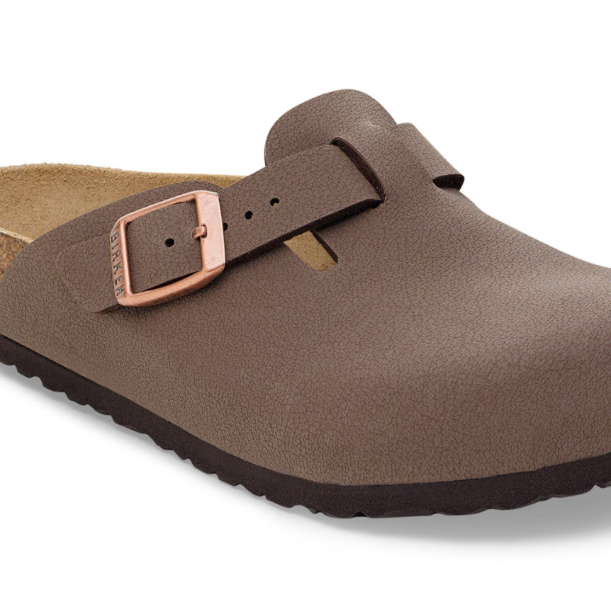 Birkenstock Boston Kids Birko-Flor Nubuck Mocha