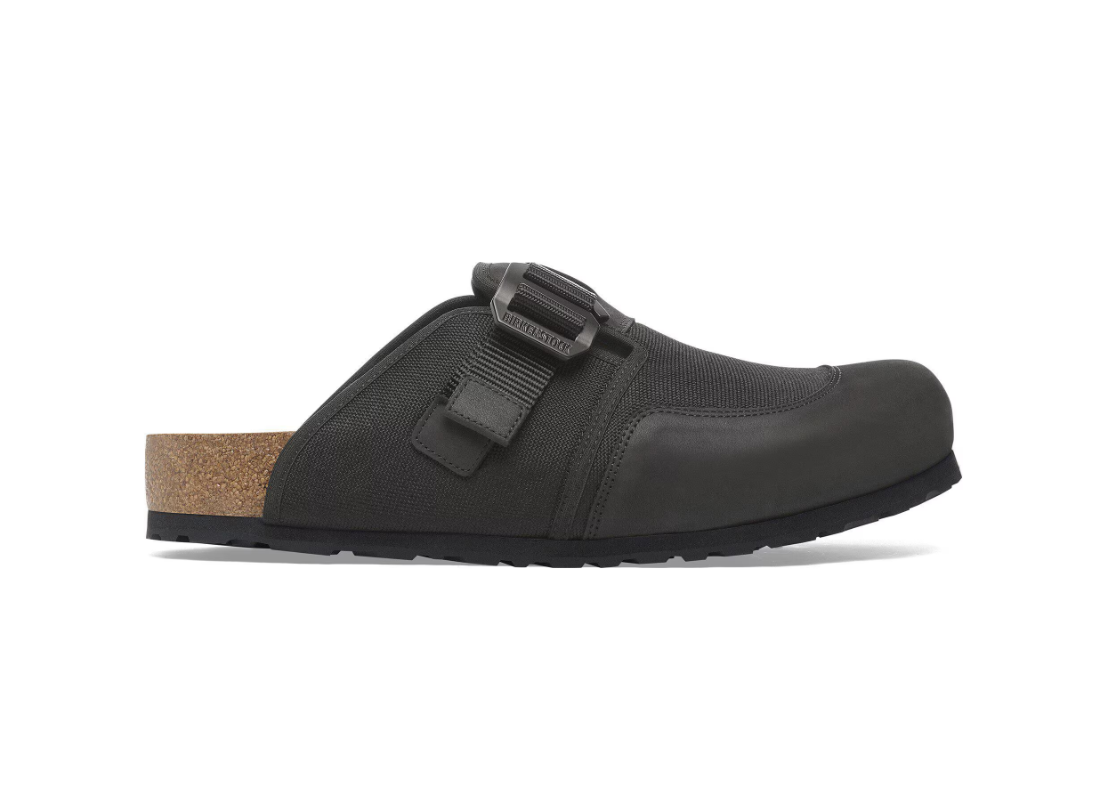 Birkenstock Boston Nova Textile/Leather Black