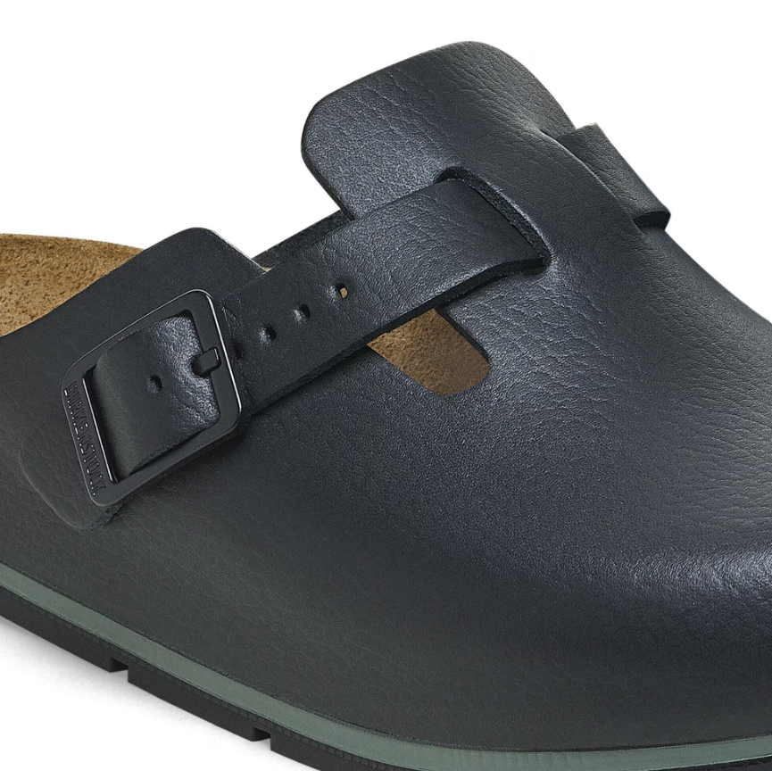 Birkenstock Boston Pro Natural Leather Black