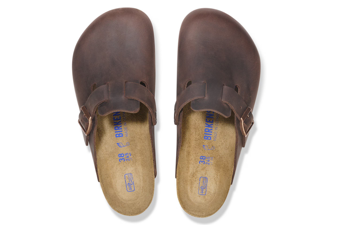 Birkenstock Boston Soft Footbed Oiled Leather Habana