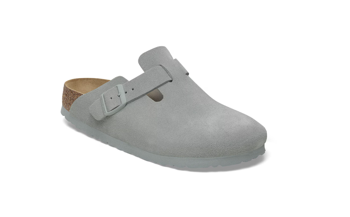 Birkenstock Boston Suede Leather Pure Sage
