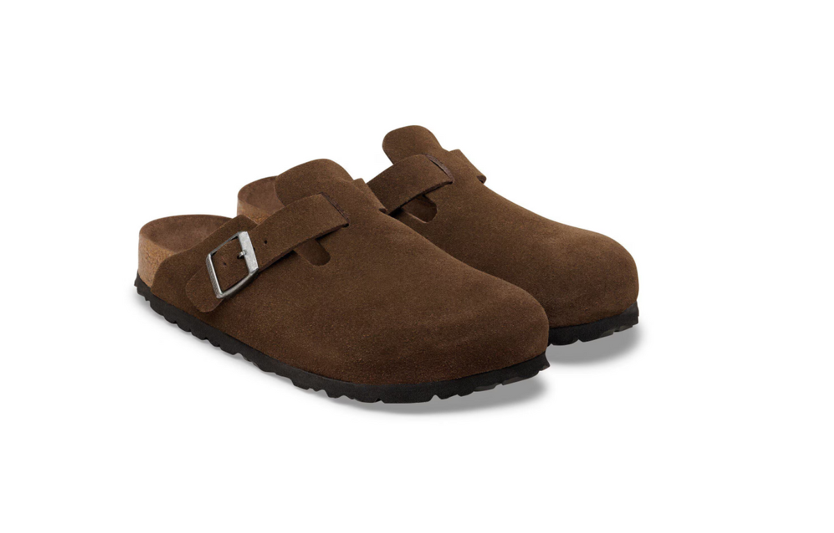 Birkenstock Boston Soft Footbed Suede Carafe