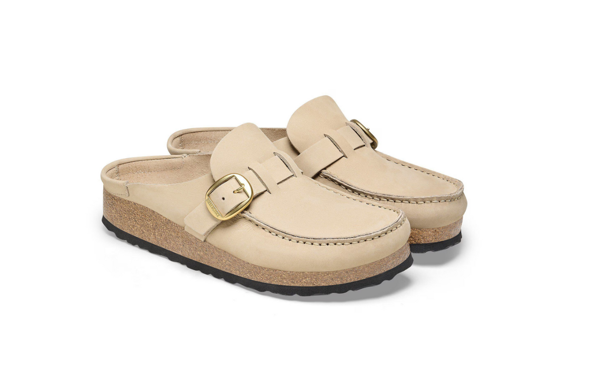 Birkenstock Buckley Nubuck Leather Sandcastle