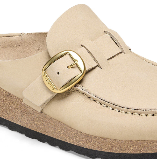 Birkenstock Buckley Nubuck Leather Sandcastle