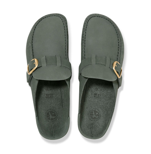 Birkenstock Buckley Nubuck Leather - Thyme, Narrow