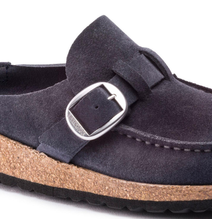 Birkenstock Buckley Suede Leather Navy Clog