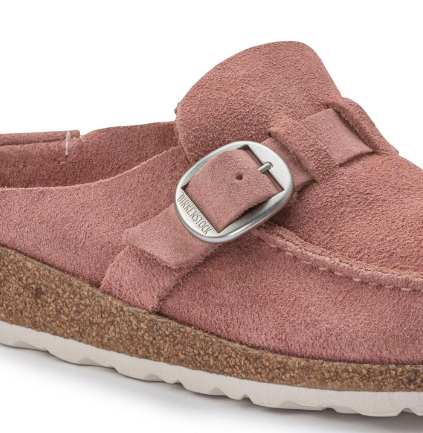 Birkenstock Buckley Suede Leather Pink Clay Narrow