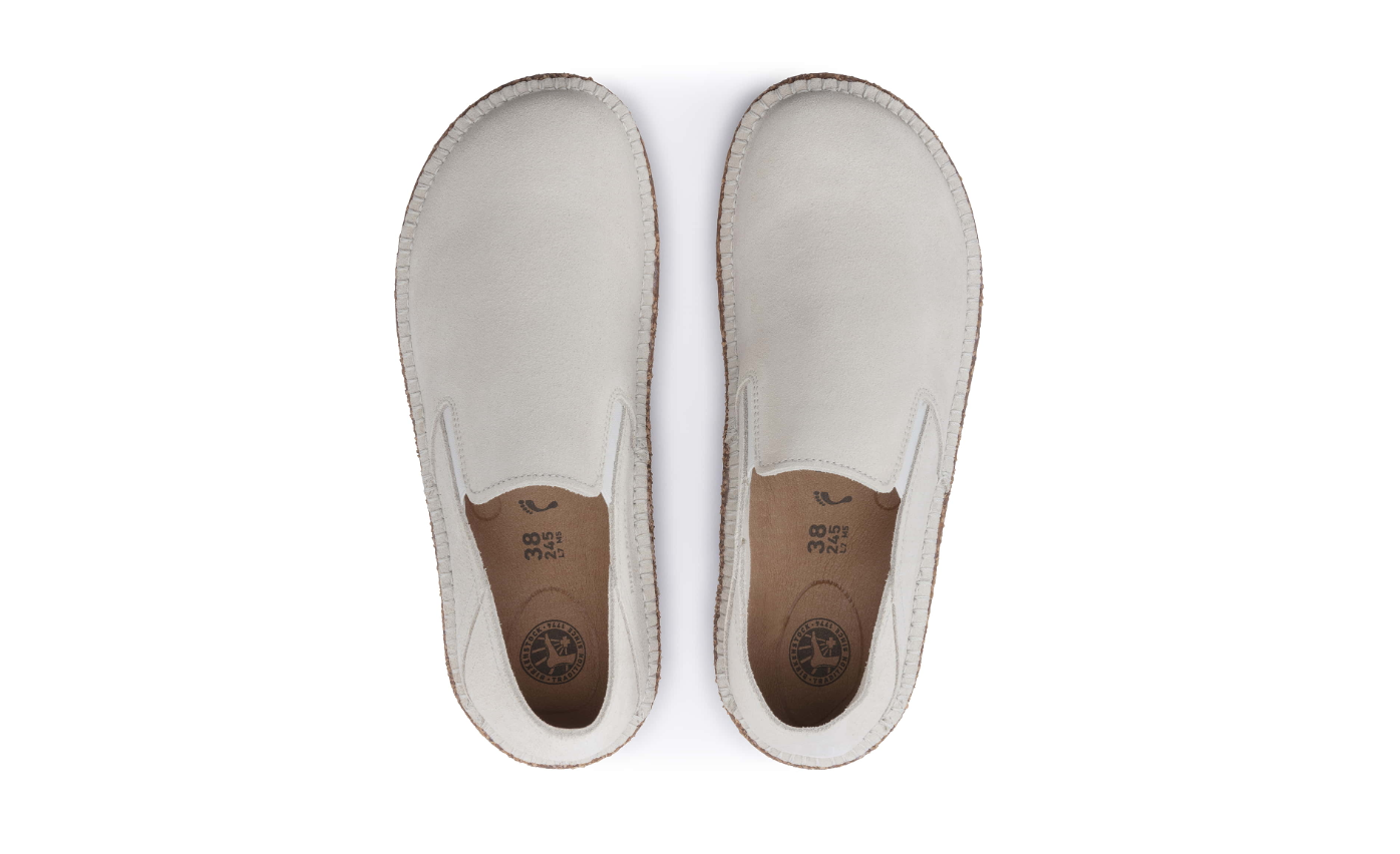 Birkenstock Callan Suede Leather Antique White