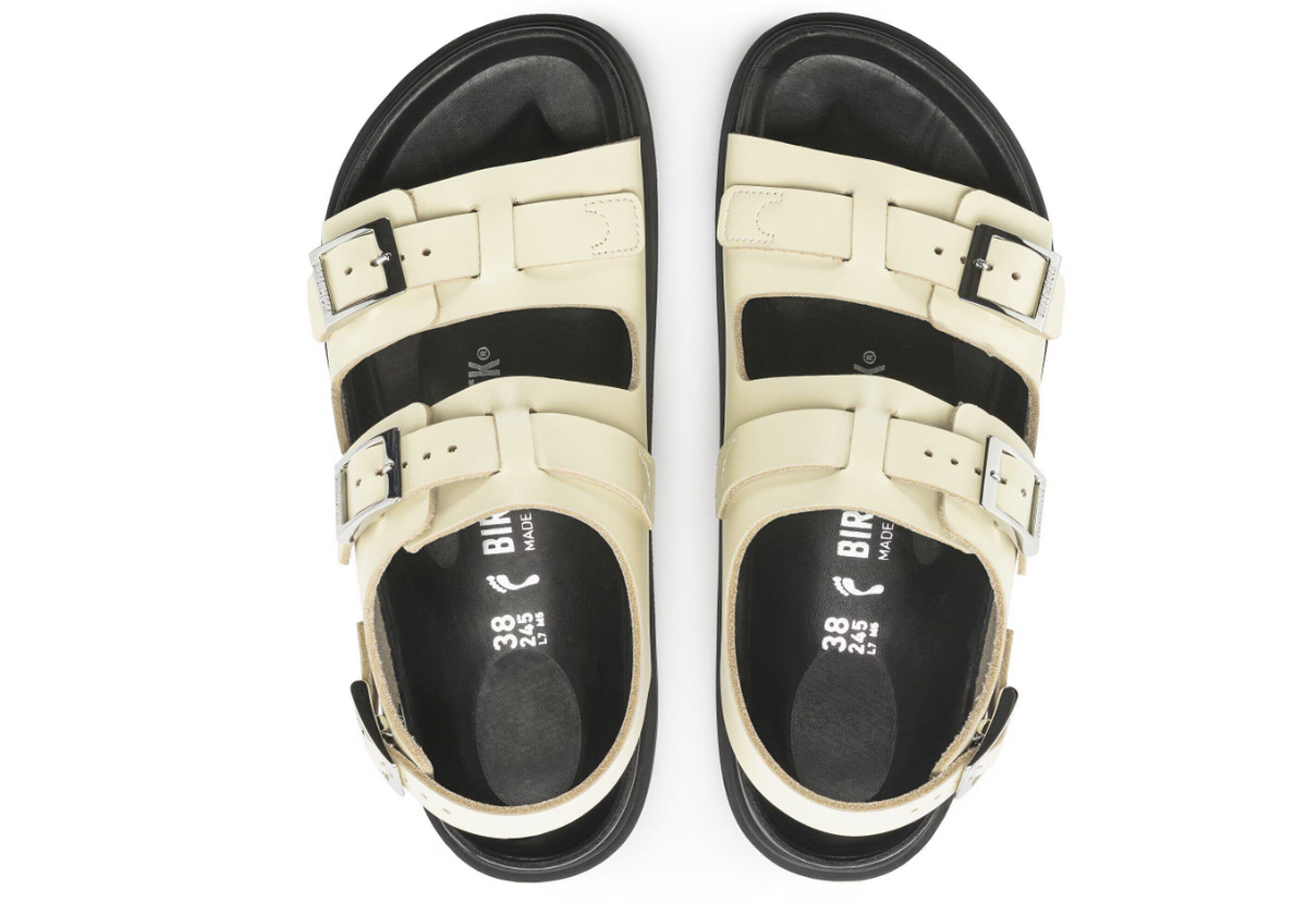 Birkenstock Cannes Exquisite Natural Leather - Butter, Narrow