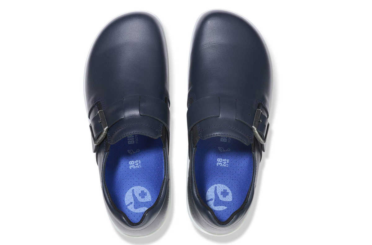 Birkenstock Caris Pro Natural Leather - Navy, Regular