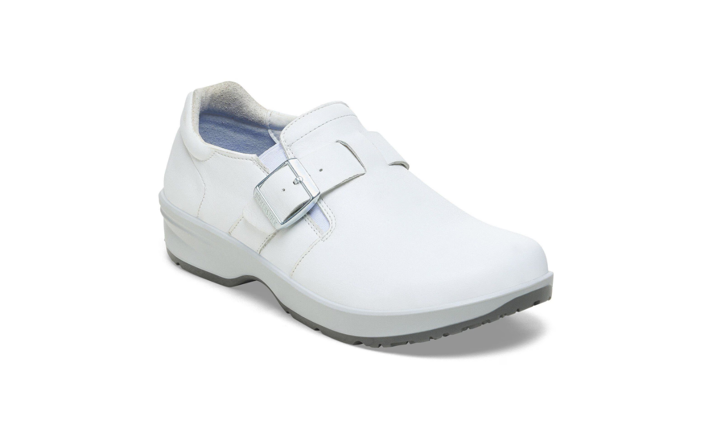 Birkenstock Caris Pro Natural Leather White