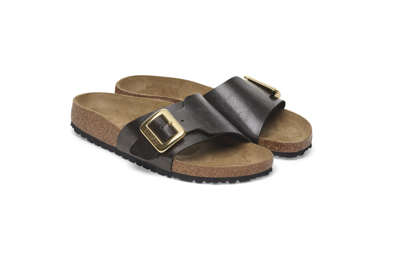 Birkenstock Catalina Cushion Buckle Birko-Flor Graceful Licorice
