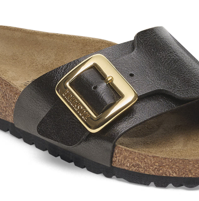 Birkenstock Catalina Cushion Buckle Birko-Flor Graceful Licorice
