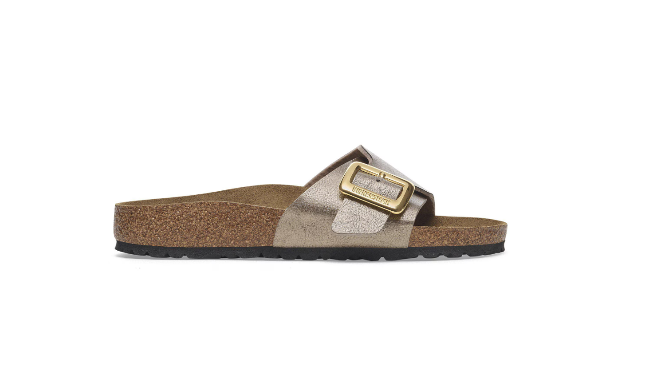 Birkenstock Catalina Cushion Buckle Birko-Flor Graceful Taupe
