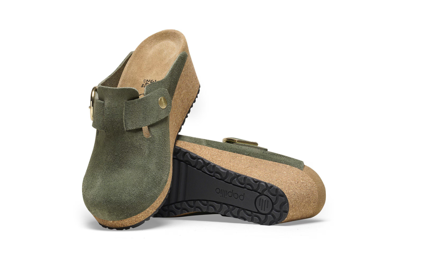 Birkenstock Fanny Ring-Buckle Suede Leather Thyme