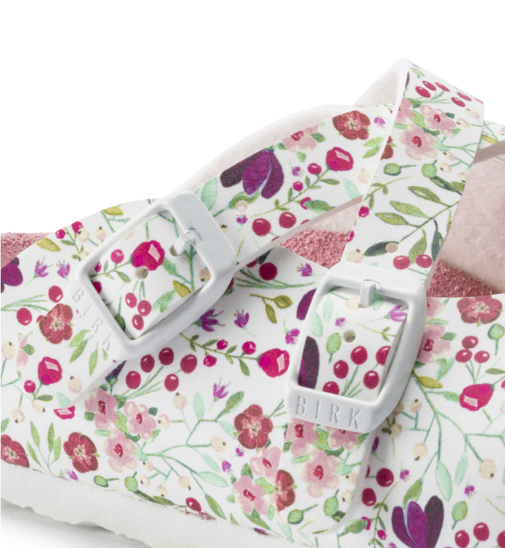 Birkenstock Dorian Kids Birko-Flor White Meadow Flowers