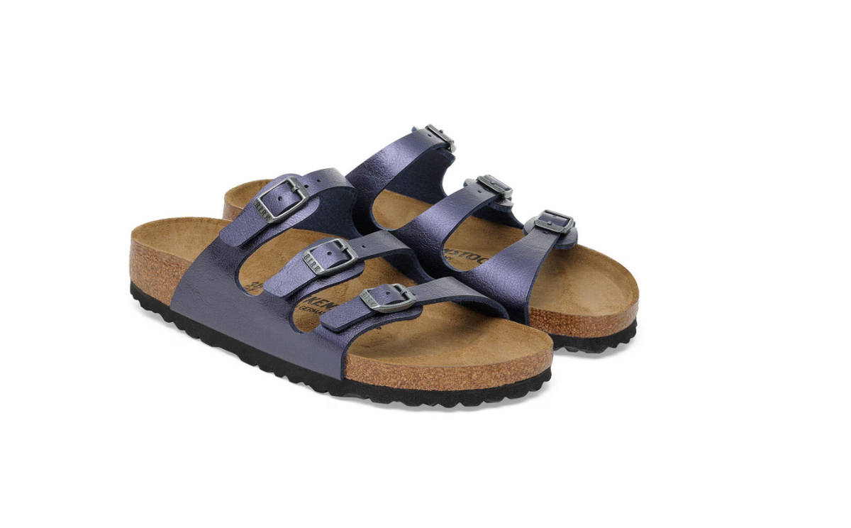 Birkenstock Florida Graceful Midnight Blue Birko-Flor
