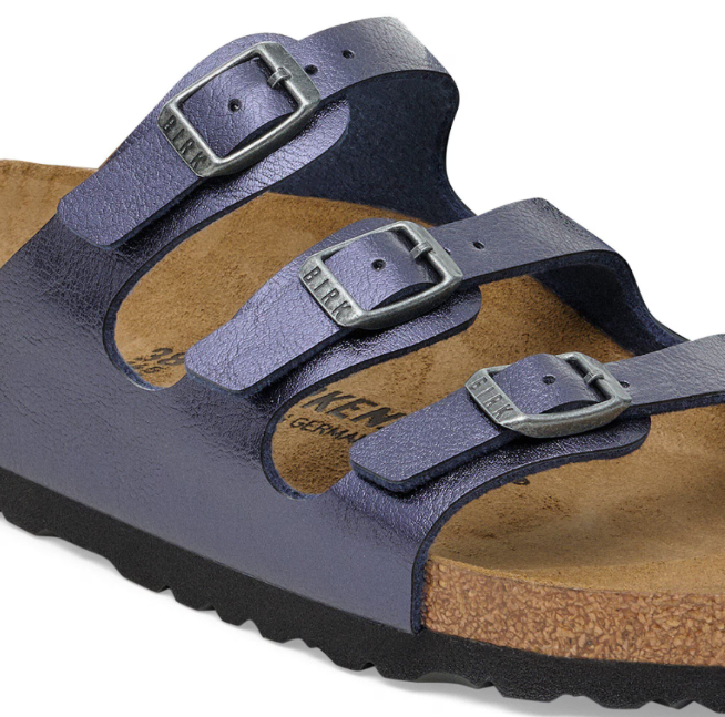 Birkenstock Florida Graceful Midnight Blue Birko-Flor