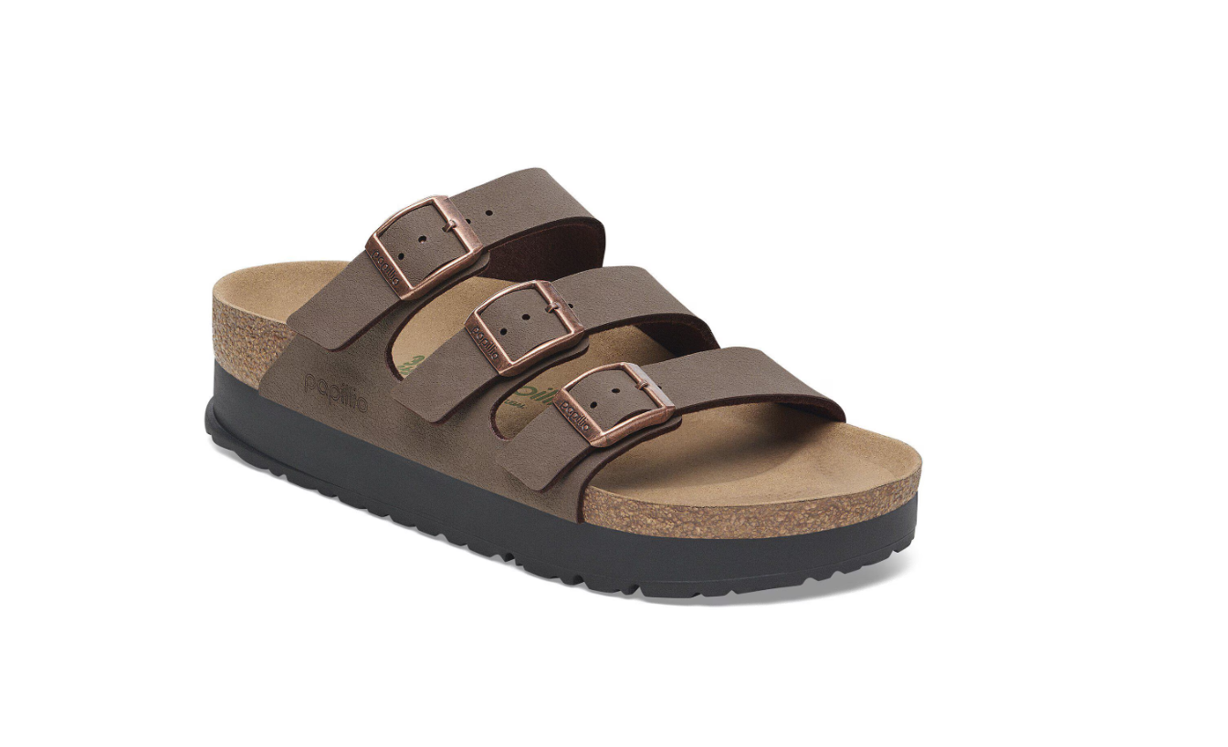 Birkenstock Florida Flex Platform Mocca Birko-Flor