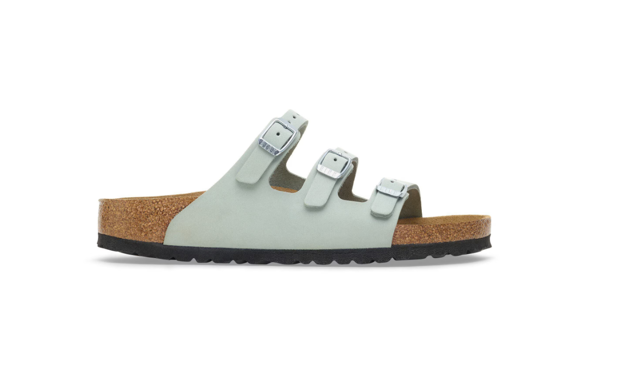 Birkenstock Florida Fresh Nubuck Leather Pure Sage