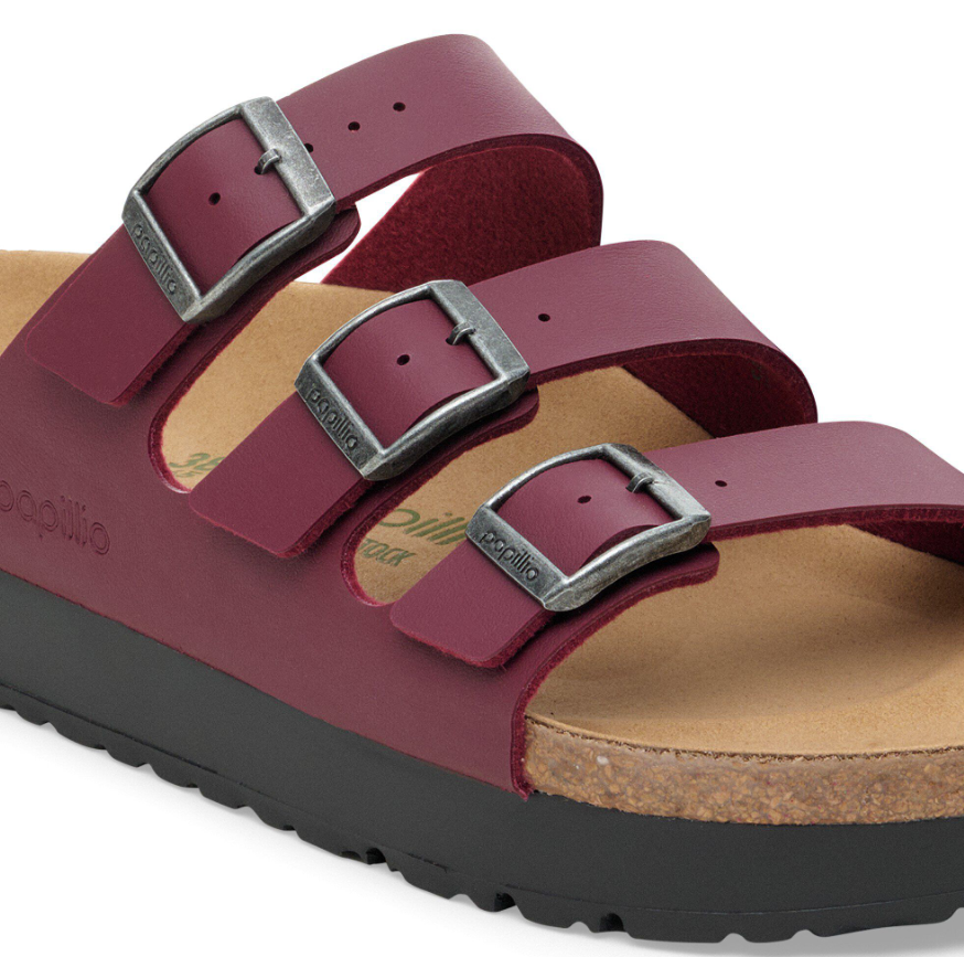 Birkenstock Florida Flex Platform Birko-Flor Zinfandel