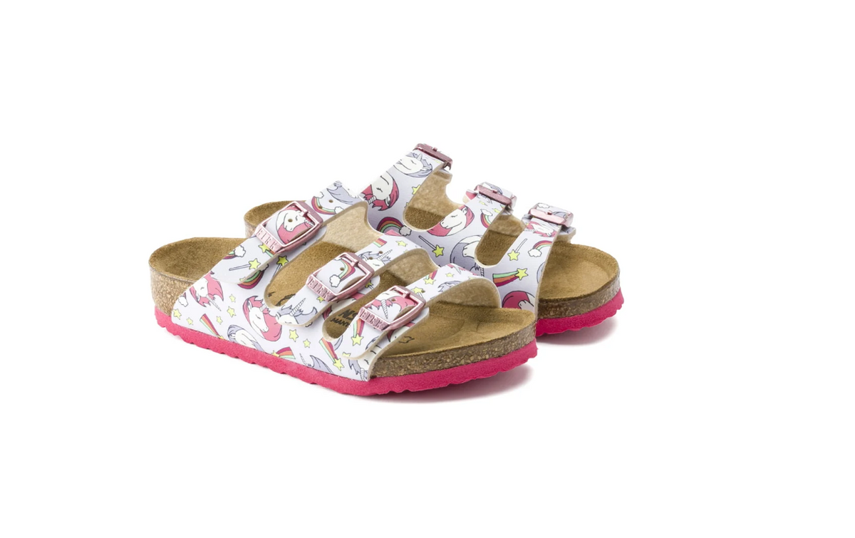 Birkenstock Florida Kids Birko-Flor Unicorn Pink