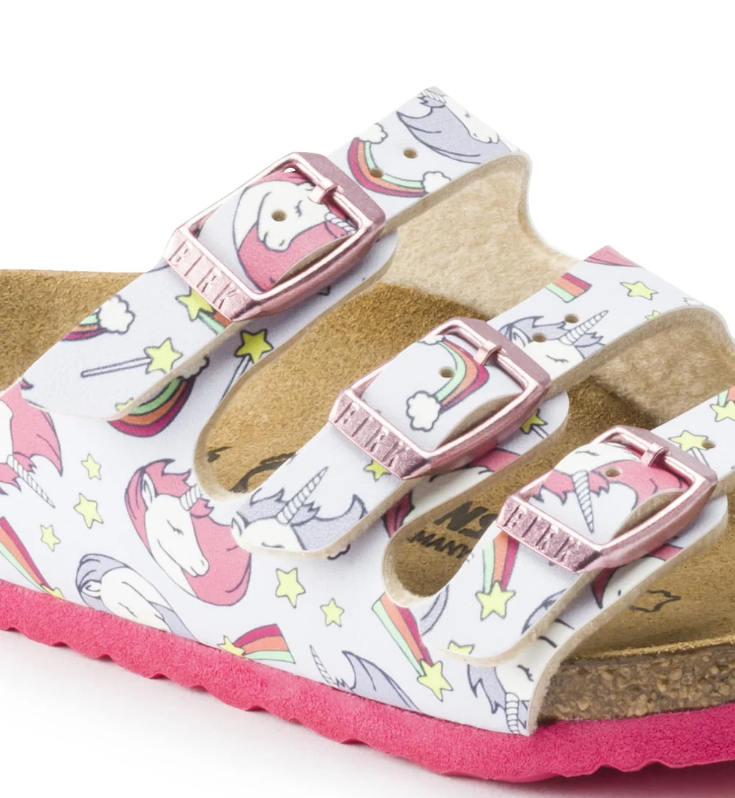 Birkenstock Florida Kids Birko-Flor Unicorn Pink