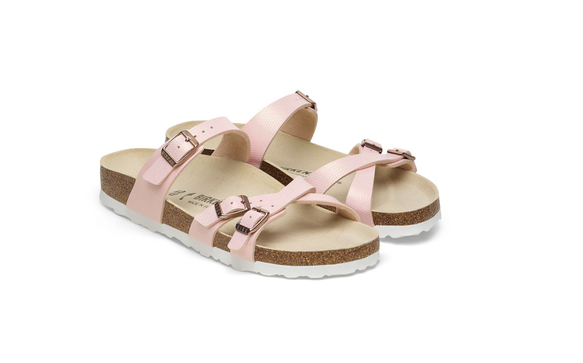 Birkenstock Franca Birko-Flor Embossed Light Rose