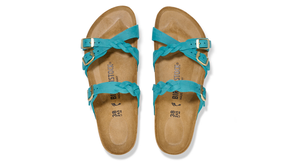 Birkenstock Franca Braided Biscay Bay Oiled Leather