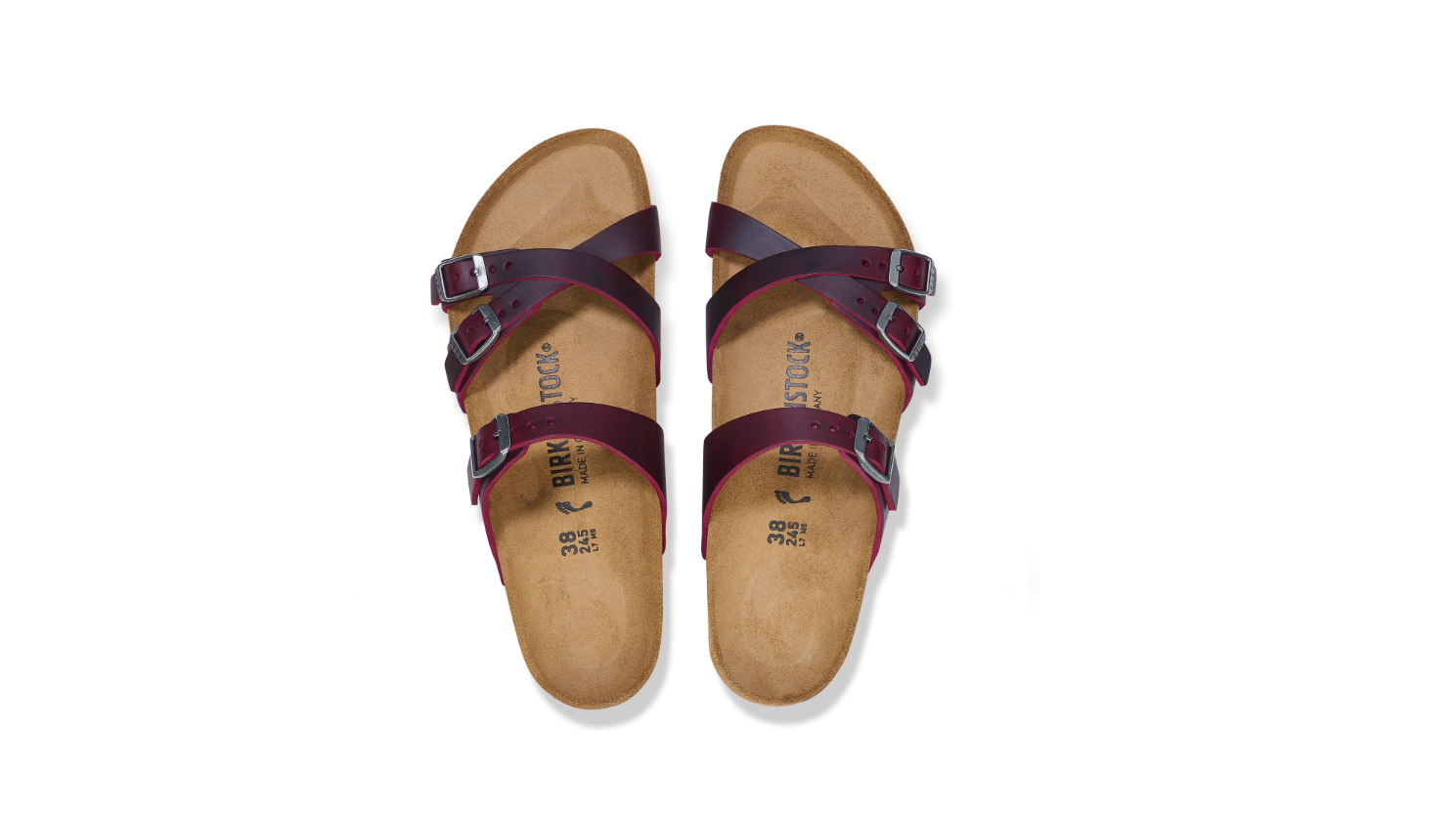 Birkenstock Franca Zinfandel Oiled Leather Sandal