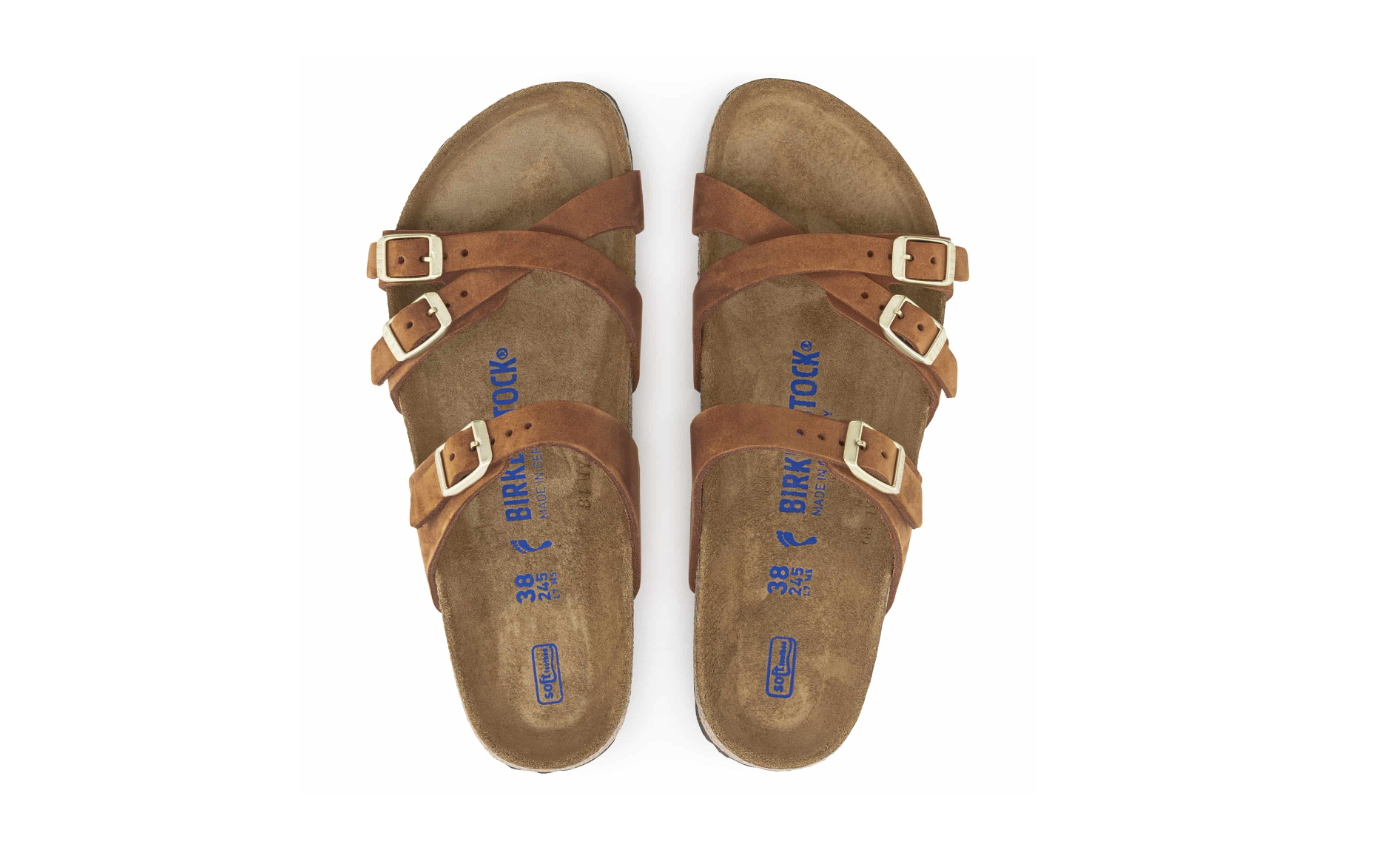 Birkenstock Franca Soft Footbed Nubuck Leather Pecan
